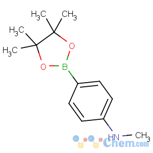 CAS No:845870-55-5 N-methyl-4-(4,4,5,5-tetramethyl-1,3,2-dioxaborolan-2-yl)aniline