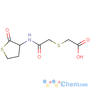 CAS No:84611-23-4 2-[2-oxo-2-[(2-oxothiolan-3-yl)amino]ethyl]sulfanylacetic acid