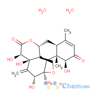 CAS No:84633-29-4 Picrasa-3,13(21)-diene-2,16-dione,11,20-epoxy-1,11,12,14,15-pentahydroxy-, (1b,11b,12a,15b)-