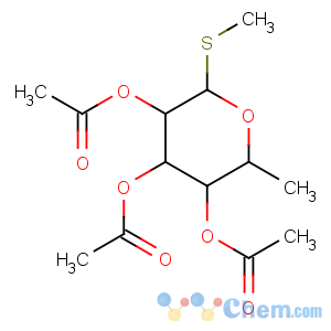 CAS No:84635-54-1 [(2S,3R,4R,5S,6R)-4,5-diacetyloxy-2-methyl-6-methylsulfanyloxan-3-yl]<br />acetate