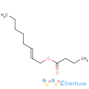 CAS No:84642-60-4 Butanoic acid,(2E)-2-octen-1-yl ester