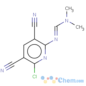 CAS No:84655-60-7 N'-(6-Chloro-3,5-dicyano-pyridin-2-yl)-N,N-dimethyl-formamidine