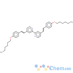 CAS No:846563-66-4 4,4'-Bis[(1E)-2-[4-(hexyloxy)phenyl]ethenyl]-2,2'-bipyridine