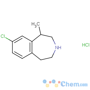 CAS No:846589-98-8 (5R)-7-chloro-5-methyl-2,3,4,5-tetrahydro-1H-3-benzazepine