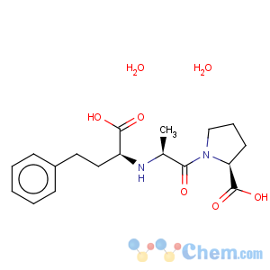 CAS No:84680-54-6 1-[N-[(S)-1-Carboxy-3-phenylpropyl]-L-alanyl]-L-proline dihydrate