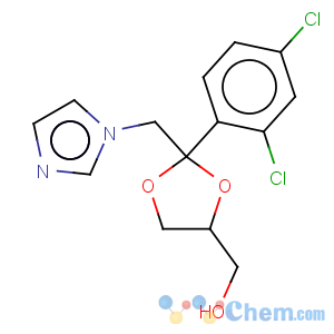 CAS No:84682-23-5 1,3-Dioxolane-4-methanol,2-(2,4-dichlorophenyl)-2-(1H-imidazol-1-ylmethyl)-