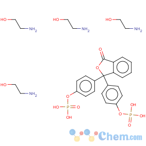 CAS No:84731-58-8 Isobenzofuran-3,3-diylbis(p-phenyleno) hydrogen phosphate, compound with 2-aminoethanol (1:4)