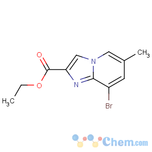 CAS No:847446-55-3 ethyl 8-bromo-6-methylimidazo[1,2-a]pyridine-2-carboxylate