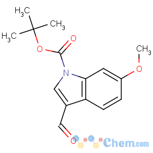 CAS No:847448-73-1 tert-butyl 3-formyl-6-methoxyindole-1-carboxylate