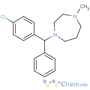 CAS No:848-53-3 1-[(4-chlorophenyl)-phenylmethyl]-4-methyl-1,4-diazepane