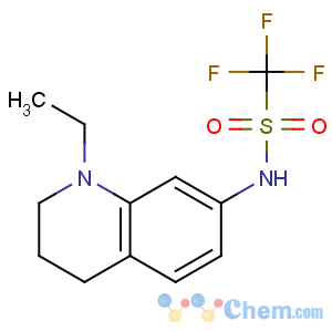 CAS No:848080-31-9 N-(1-ethyl-3,4-dihydro-2H-quinolin-7-yl)-1,1,<br />1-trifluoromethanesulfonamide