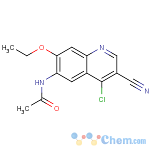 CAS No:848133-76-6 N-(4-chloro-3-cyano-7-ethoxyquinolin-6-yl)acetamide