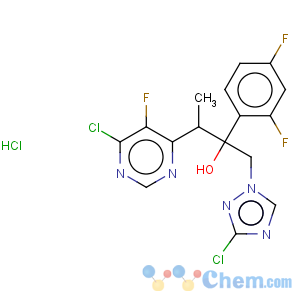 CAS No:848469-29-4 3-(6-Chloro-5-fluoropyrimidin-4-yl)-2-(2,4-difluorophenyl)-1-(3-chloro-1H-1,2,4-triazol-1-yl)butan-2-ol hydrochloride