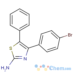CAS No:848590-32-9 4-(4-bromophenyl)-5-phenyl-1,3-thiazol-2-amine