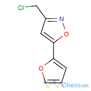 CAS No:848658-70-8 3-(chloromethyl)-5-(furan-2-yl)-1,2-oxazole