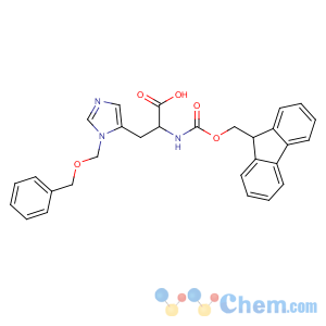 CAS No:84891-19-0 (2S)-2-(9H-fluoren-9-ylmethoxycarbonylamino)-3-[3-(phenylmethoxymethyl)<br />imidazol-4-yl]propanoic acid