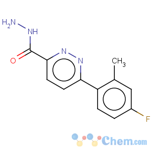 CAS No:848953-32-2 3-Pyridazinecarboxylicacid, 6-(4-fluoro-2-methylphenyl)-, hydrazide