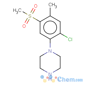 CAS No:849035-65-0 Piperazine,1-[2-chloro-4-methyl-5-(methylsulfonyl)phenyl]-