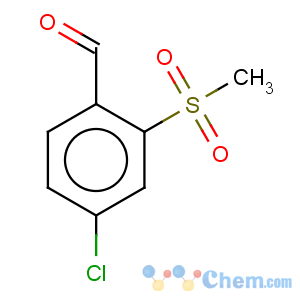 CAS No:849035-76-3 Benzaldehyde,4-chloro-2-(methylsulfonyl)-