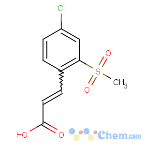 CAS No:849035-82-1 3-(4-chloro-2-methylsulfonylphenyl)prop-2-enoic acid