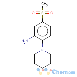 CAS No:849035-90-1 Benzenamine,5-(methylsulfonyl)-2-(1-piperidinyl)-