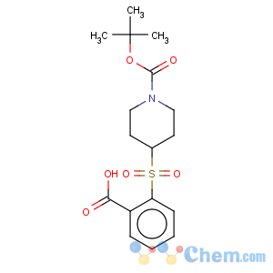 CAS No:849035-97-8 1-Piperidinecarboxylicacid, 4-[(2-carboxyphenyl)sulfonyl]-, 1-(1,1-dimethylethyl) ester