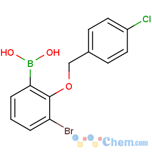 CAS No:849052-23-9 [3-bromo-2-[(4-chlorophenyl)methoxy]phenyl]boronic acid