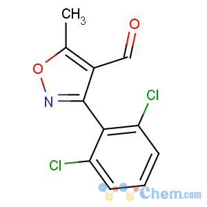 CAS No:849060-70-4 3-(2,6-dichlorophenyl)-5-methyl-1,2-oxazole-4-carbaldehyde