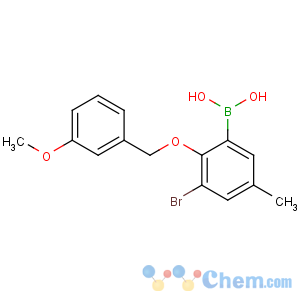 CAS No:849062-23-3 [3-bromo-2-[(3-methoxyphenyl)methoxy]-5-methylphenyl]boronic acid