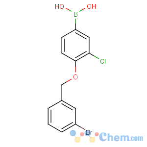 CAS No:849062-25-5 [4-[(3-bromophenyl)methoxy]-3-chlorophenyl]boronic acid