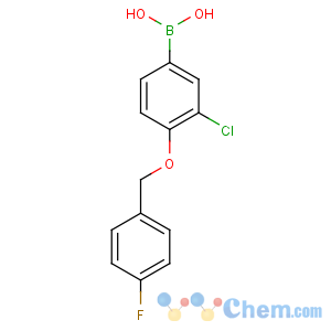 CAS No:849062-39-1 [3-chloro-4-[(4-fluorophenyl)methoxy]phenyl]boronic acid