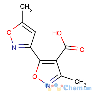 CAS No:849066-63-3 3-methyl-5-(5-methyl-1,2-oxazol-3-yl)-1,2-oxazole-4-carboxylic acid