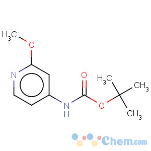 CAS No:849353-31-7 Carbamic acid,(2-methoxy-4-pyridinyl)-, 1,1-dimethylethyl ester (9CI)