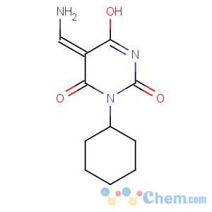 CAS No:84941-33-3 (5E)-5-(aminomethylidene)-1-cyclohexylpyrimidine-2,4,6(1H,3H,5H)-trione