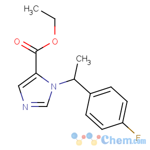 CAS No:84962-75-4 ethyl 3-[1-(4-fluorophenyl)ethyl]imidazole-4-carboxylate