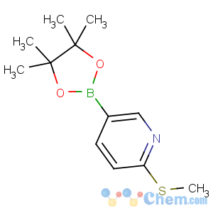 CAS No:849934-89-0 2-methylsulfanyl-5-(4,4,5,5-tetramethyl-1,3,2-dioxaborolan-2-yl)pyridine