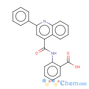 CAS No:85-78-9 Benzoic acid,2-[[(2-phenyl-4-quinolinyl)carbonyl]amino]-