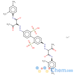 CAS No:85005-79-4 calcium 4,4'-bis[[1-[[(2,4-dimethylphenyl)amino]carbonyl]-2-oxopropyl]azo][1,1'-biphenyl]-2,2'-disulphonate