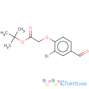 CAS No:850349-12-1 Acetic acid,2-(2-bromo-4-formylphenoxy)-, 1,1-dimethylethyl ester