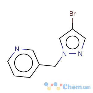 CAS No:850349-24-5 Pyridine,3-[(4-bromo-1H-pyrazol-1-yl)methyl]-