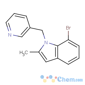 CAS No:850349-26-7 7-bromo-2-methyl-1-(pyridin-3-ylmethyl)indole
