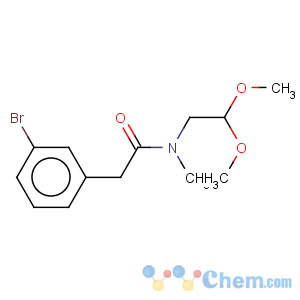 CAS No:850349-40-5 Benzeneacetamide,3-bromo-N-(2,2-dimethoxyethyl)-N-methyl-