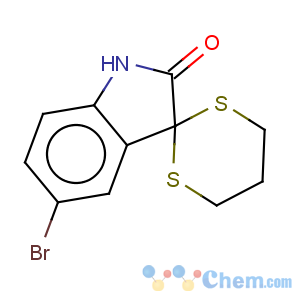 CAS No:850349-48-3 Spiro[1,3-dithiane-2,3'-[3H]indol]-2'(1'H)-one,5'-bromo-