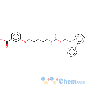 CAS No:850349-64-3 Benzoic acid,3-[[5-[[(9H-fluoren-9-ylmethoxy)carbonyl]amino]pentyl]oxy]-