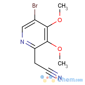 CAS No:850349-70-1 2-(5-bromo-3,4-dimethoxypyridin-2-yl)acetonitrile