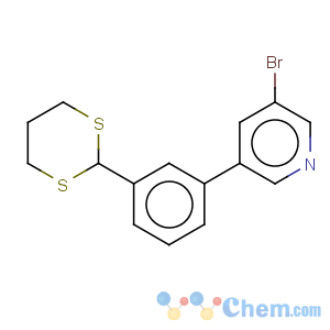 CAS No:850349-92-7 Pyridine,3-bromo-5-[3-(1,3-dithian-2-yl)phenyl]-