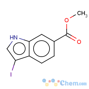 CAS No:850374-98-0 1H-Indole-6-carboxylicacid, 3-iodo-, methyl ester