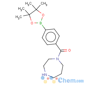 CAS No:850411-05-1 Methanone,(hexahydro-1H-1,4-diazepin-1-yl)[4-(4,4,5,5-tetramethyl-1,3,2-dioxaborolan-2-yl)phenyl]-