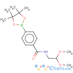 CAS No:850411-06-2 Benzamide,N-(2,2-dimethoxyethyl)-4-(4,4,5,5-tetramethyl-1,3,2-dioxaborolan-2-yl)-