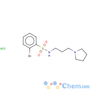 CAS No:850411-15-3 Benzenesulfonamide,2-bromo-N-[3-(1-pyrrolidinyl)propyl]-, hydrochloride (1:1)